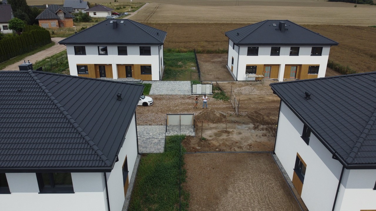 Nowoczesne bliźniaki premium w Kaźmierzu pod Poznaniem 